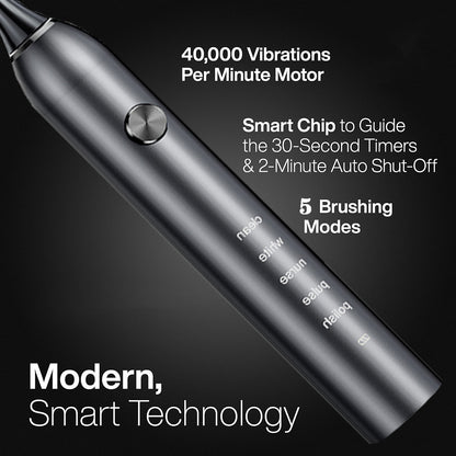 Electric Toothbrush, grey Color, Rechargeable