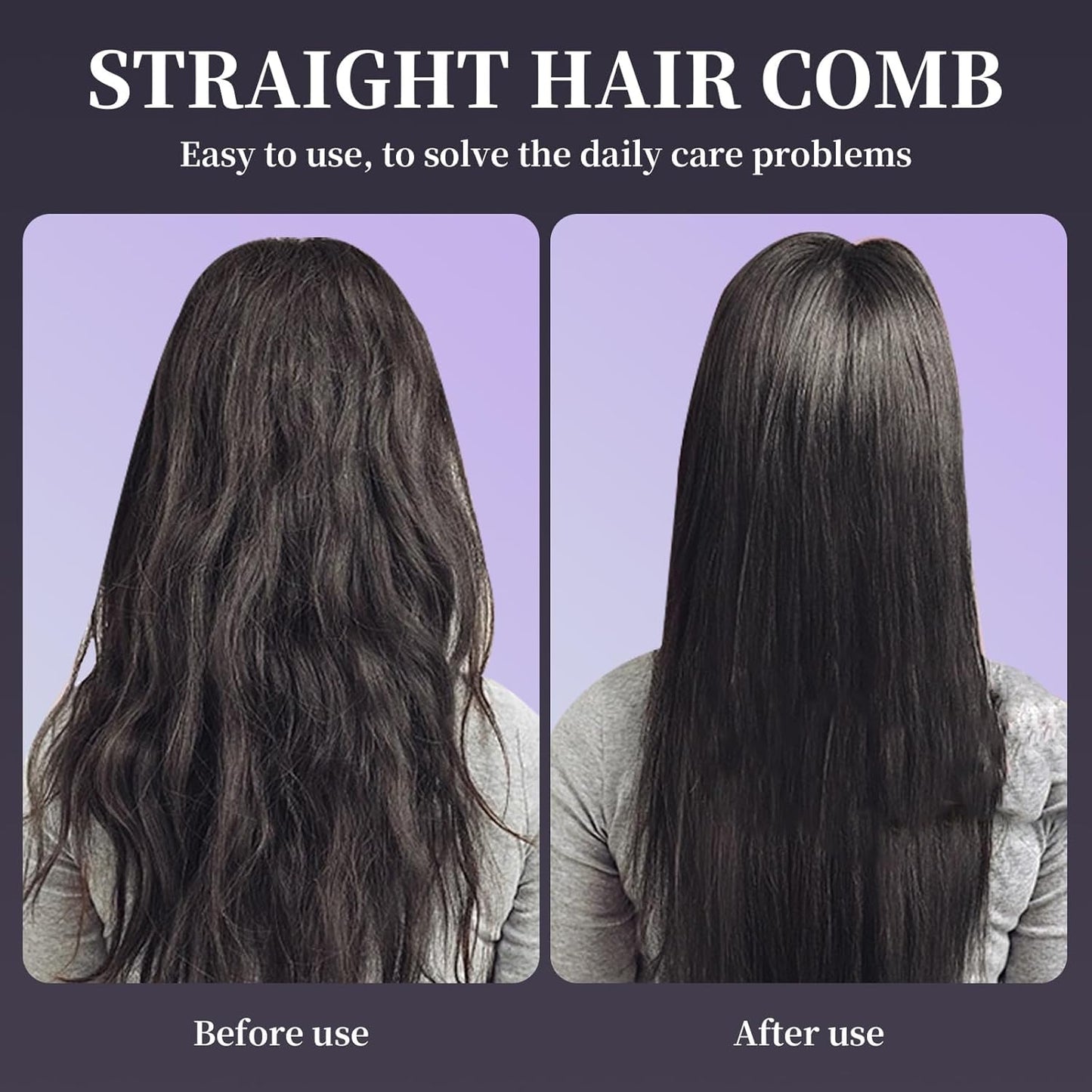 2 in 1 Cordless Hair Straightener Brush